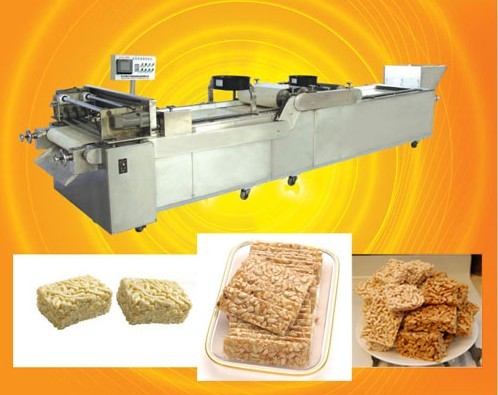 Cereal bar forming machine